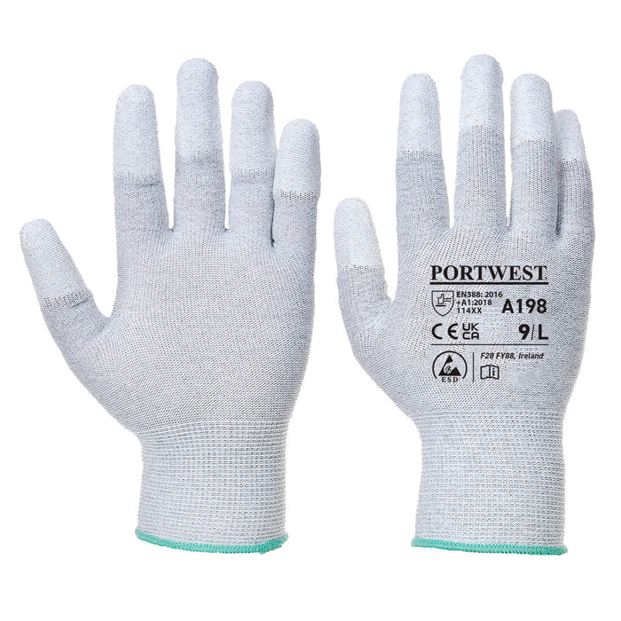 Antistatic PU Fingertip Glove - A198GRR