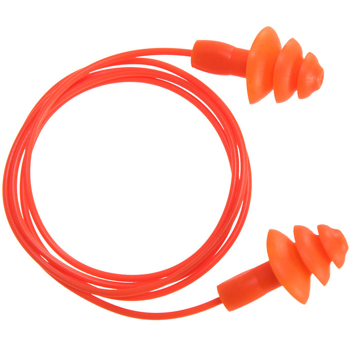 Reusable Corded TPR Ear Plugs (50 pairs) - EP04ORR