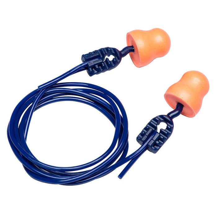 Easy Fit PU Ear Plugs Corded (200 Pairs) - EP12ORR