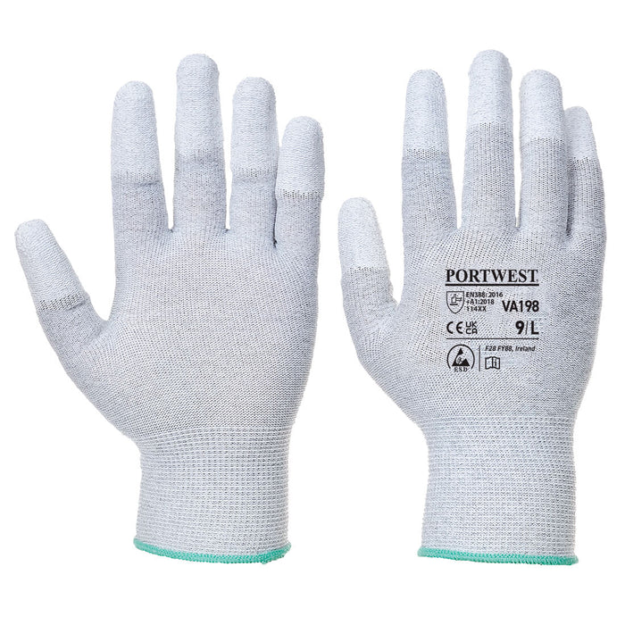 Vending Antistatic PU Fingertip Glove - VA198G7R