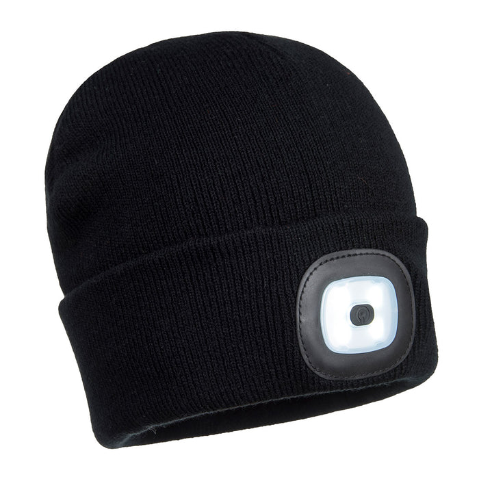 Rechargeable Twin LED Beanie - B028BKR