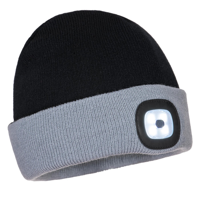 Two Tone LED Rechargeable Beanie - B034BKG