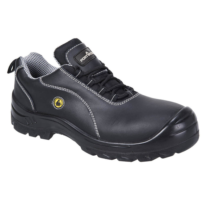 Portwest Compositelite ESD Leather Safety Shoe S1 - FC02BKR