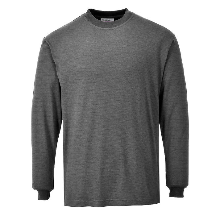 Flame Resistant Anti-Static Long Sleeve T-Shirt - FR11GRR
